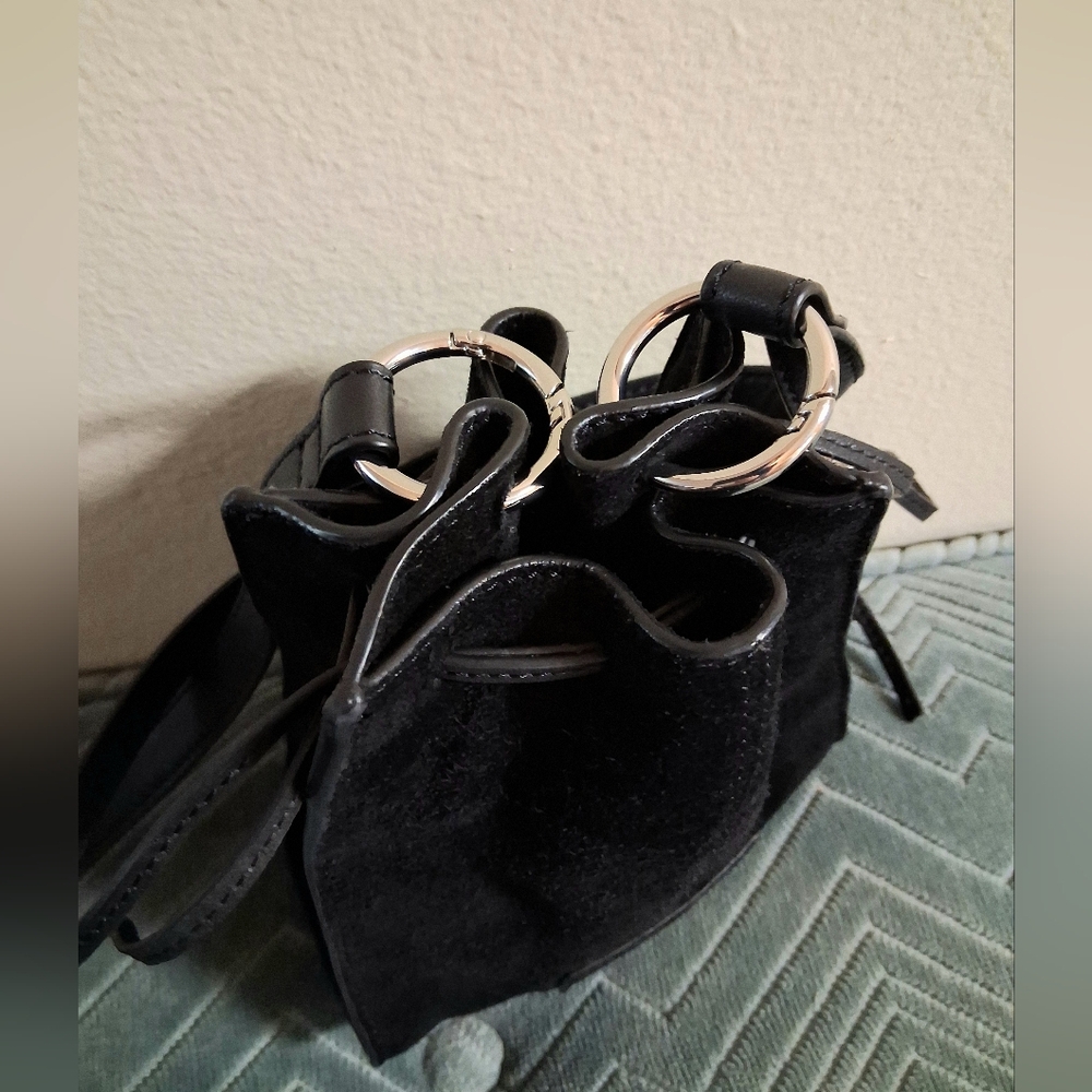 Urbancode London 100% Leather Handbag Black - Picture 4 of 9
